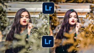 Lightroom aqua and orange effect photo editing tutorial | Lightroom background colour change 