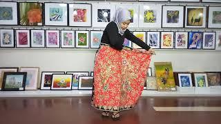 How to wear a tube batik sarong