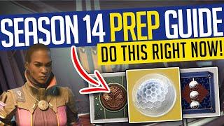 Destiny 2 | SEASON 14 PREP GUIDE! Everything You NEED To Prepare! - Season of the Splicer