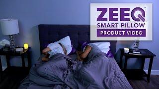 ZEEQ Smart Pillow, Stop Snoring, Sleep Tracker, Sleep Music, Alarm Clock and ZEEQ App