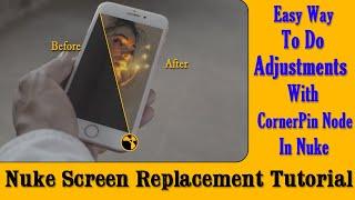 VFX Screen Replacement in Nuke ||  Easy Way To Do Adjustments With Corner Pin || Spectra FX Hub ||