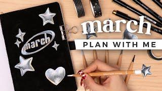 PLAN WITH ME | March 2024 Bullet Journal Setup!