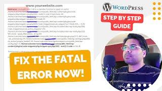  EASY way to FIX the WordPress Fatal Error caused by Plugin and Theme! - Step by Step Guide