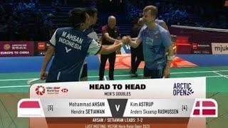 THE FANTASTIC SEMI FINAL ARCTIC OPEN 2023~MD~HENDRA/AHSAN (INA) VS ASTRUP/RASMUNSSEN(DEN)#ArcticOpen