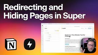 How to redirect and hide (404) Pages on your Super site