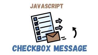 How TO - Display Text when Checkbox is Checked | JavaScript Coding Challenges | JavaScript Tutorials