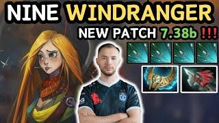  NEW PATCH 7.38b - Nine WINDRANGER Midlane Gameplay  Windranger Gameplay By NINE - Dota 2