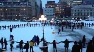 Idle No More Parliament Hill Round dance