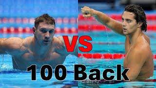 Ryan Murphy VS Thomas Ceccon: 100 Backstroke | Side By Side Comparison