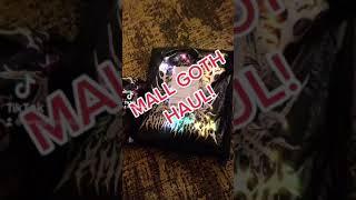 Mall Goth Haul! #haul #gothic #ootd #tiktok #trending #fyp #storytime #alternative #fashion #style