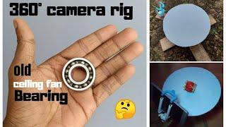 |DIY|360° camera rig|360° slow motion with your phone|only 0₹|Bearing|Homemade tech pro|