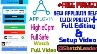 How to Edit #Applovin Self Click #Project | #Free SWB File #sketchware | #SketchLeader