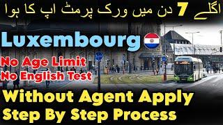 How to Get  Work Permit Visa in Luxembourg | Luxembourg country work visa | World’s Richest Country