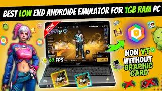 The Fastest & Lightest Android Emulator For 1GB RAM | NO VT | FIX OPENGL | Ulrta Low End Pc's (2023)