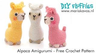 Alpaca crochet pattern  - Learn how to crochet a cute Amigurumi for beginners