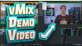 vMix Tutorial- General Overview and Demo. Learn about vMix and creating awesome live productions.