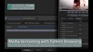 Media Versioning with Pattern Browsing - Flame 2019.1