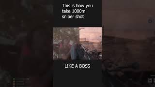 Oops ! that hit hard | BATTLEFIELD  1 | The Fit Gamer | (1000 m sniper shot) #shorts