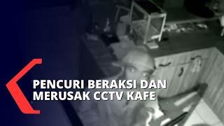 Beraksi di Sebuah Kafe di Depok, Pencuri Gasak Uang dan Rusak CCTV!