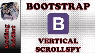 Bootstrap Tutorial for Beginners - Bootstrap Scrollspy (vertical)