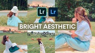 How to Edit Bright Aesthetic Photography | Mobile Lightroom Preset Free Download | Lightroom Editing