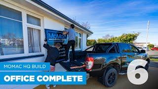 MoMac HQ build - Episode 6/6 (OFFICE COMPLETED), Rangiora North Canterbury.