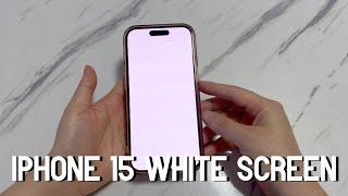 How to Fix iPhone 15 White Screen of Death? Ways to Bypass Stuck White Screen