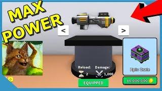 $10,000,000 EPIC HAT CRATE + ROCKET LAUNCHER - ROBLOX WEAPON SIMULATOR *Hat Update*