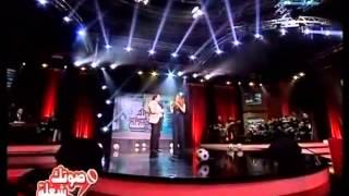 SAMMY CLARK singing AL FOOTBALL + GRENDIZER - Aljadeed TV "Sawtak Shaghleh" Program