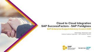 Overview: Integration Cloud to Cloud - SAP SuccessFactors to SAP Fieldglass | ESAC 2020