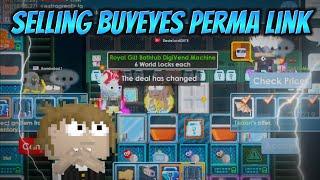 Trade which changed everything… Selling (BUYEYES) | Growtopia