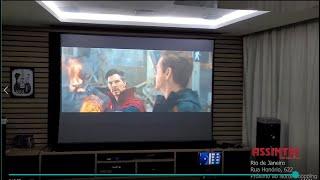 100inch Ambient Light Rejecting (ALR) Vividstorm Projector screen gives your a big-screen experience