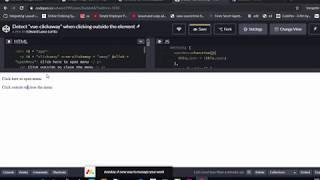 Detect vue clickaway when clicking outside the element