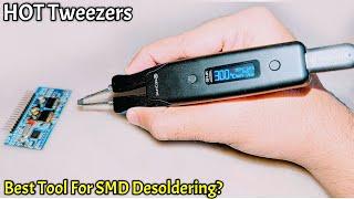 How To Solder SMD Components Like a Pro! Sequre HT-140 SMD Desoldering Tweezers!