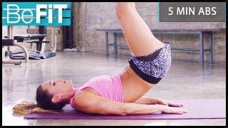 5 Minute Ab Workout: BeFiT Trainer Open House- Tiffany Angulo