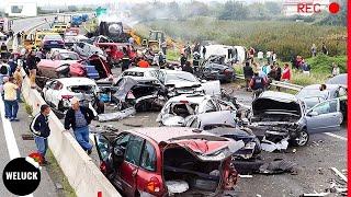 300 Tragic Moments! Insane Car Pile-up Crash Got Instant Karma | Idiots in Cars 2024