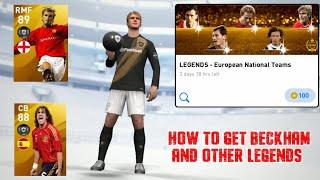 HOW TO GET BECKHAM AND OTHER LEGENDS FROM LEGENDS - EUROPEAN NATIONAL TEAM BOXDRAW | PES 2020 MOBILE