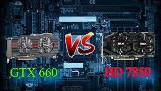 GTX 660 vs HD 7850 / AMD VS NVIDIA ТЕСТ ВИДЕОКАРТ