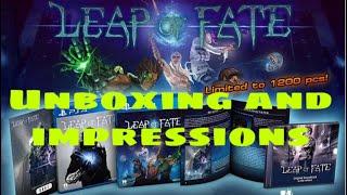 Leap Of Fate PlayStation 4 (Limited Edition) Unboxing, Gameplay & Impressions (review)