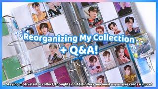 Reorganizing My Photocard Collection + Answering Q&A Questions!  Giving Wonho His Own Binder~