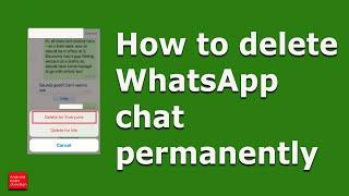 How to delete whatsapp chat permanently | How to delete backup from phone and google drive
