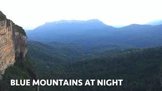 Blue Mountains at night