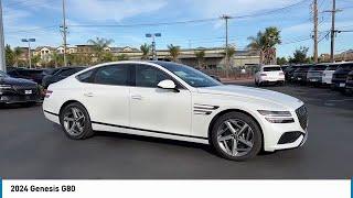 2024 Genesis G80 Genesis Dublin Tri_Valley TRIM Livermore Pleasanton San_Ramon Alta White  KMTGB4SD