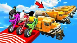 SHINCHAN AND FRANKLIN FOUND A MAGICAL PARKOUR PORTAL IN GTA 5 GAMEPLAY