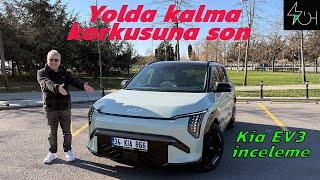 Kia EV3 yolda kalma korkusunu bitiriyor/Menzili şehir içinde 772 km