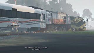 PLH KA Turangga ter temper Truk gandeng, Ilustrasi game Beamng drive