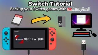 How to Dump/Backup Switch games with nxdumptool | Switch TUTORIAL