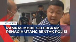Viral! Debt Collector Bentak Polisi saat Rampas Mobil Selebgram Clara Shinta