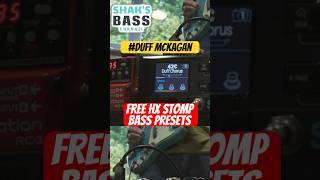 Duff McKagan Bass Sound Preset - Free HX Stomp Bass Presets #line6hxstomp #basseffects #gunsnroses