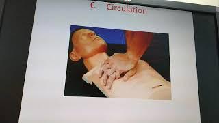 Basic Life support - first aid for heart attack/ collapsed patient.